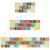 Șemele de perete Pe perete 3 pcs Multicolour 100 x 20 x 6 cm GartenMobel Dekor