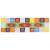 Cabinet TV Multicolour 100 x 30 x 24 cm Lemn masiv de mango GartenMobel Dekor
