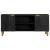 Dulap TV, negru, 105x33x46 cm, lemn prelucrat GartenMobel Dekor