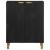 Dulap, negru, 60x33x75 cm, lemn prelucrat GartenMobel Dekor
