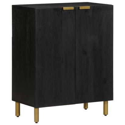 Dulap, negru, 60x33x75 cm, lemn prelucrat GartenMobel Dekor