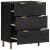 Dulap, negru, 60x33x75 cm, lemn prelucrat GartenMobel Dekor