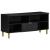 Dulap TV, negru, 100x33x46 cm, lemn prelucrat GartenMobel Dekor