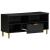 Dulap TV, negru, 100x33x46 cm, lemn prelucrat GartenMobel Dekor