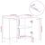Dulap chiuveta de baie, negru, 62x33x58 cm, lemn prelucrat GartenMobel Dekor