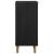 Dulap, negru, 40x33x75 cm, lemn prelucrat GartenMobel Dekor