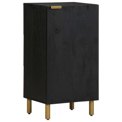 Dulap, negru, 40x33x75 cm, lemn prelucrat GartenMobel Dekor