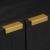Dulap, negru, 60x33x75 cm, lemn prelucrat GartenMobel Dekor