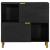 Dulap, negru, 80x33x75 cm, lemn prelucrat GartenMobel Dekor