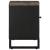 Dulap TV, negru, 80x33x46 cm, lemn masiv de mango GartenMobel Dekor