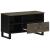 Dulap TV, negru, 80x33x46 cm, lemn masiv de mango GartenMobel Dekor