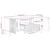 Dulap TV maro 105x33x46 cm lemn masiv de mango GartenMobel Dekor