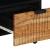 Cabinet TV cu raft Maro 100 x 33,5 x 46 cm Lemn de mango solid GartenMobel Dekor