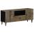 Dulap TV Gri deschis 105x33,5x46 cm Lemn masiv Mango GartenMobel Dekor
