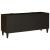 Cabinet TV cu raft Negru și Aur 105 x 33 x 46 cm Lemn compozit GartenMobel Dekor