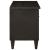 Cabinet TV cu sertar Negru și Aur 80 x 33 x 46 cm Lemn compozit GartenMobel Dekor