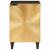 Dulap de Baie Negru și Aur 38 x 33 x 58 cm Lemn de mango solid GartenMobel Dekor