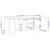 Cabinet TV cu raft cu ușă Finisaj Alb Spălat 105 x 33 x 46 cm GartenMobel Dekor