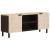 Cabinet TV cu raft cu ușă Finisaj Alb Spălat 105 x 33 x 46 cm GartenMobel Dekor