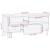 Cabinet TV cu sertar Finisaj Alb Spălat 100 x 33 x 46 cm GartenMobel Dekor
