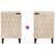 Dulap de Baie cu raft Alb 38 x 33 x 58 cm Lemn de mango solid GartenMobel Dekor