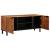 Cabinet TV cu raft cu ușă Finisaj Acacia Maro 105 x 33 x 46 cm GartenMobel Dekor