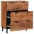 Bufet Finisaj Acacia Maro 60 x 33 x 75 cm Lemn de mango solid GartenMobel Dekor