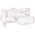Cabinet TV cu sertar Finisaj Acacia Maro 80 x 33 x 46 cm GartenMobel Dekor