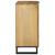 Bufet natural 60 x 33,5 x 75 cm Lemn de mango solid GartenMobel Dekor