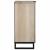Bufet Alb 60 x 33,5 x 75 cm Lemn de mango solid GartenMobel Dekor