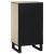 Bufet Alb 40 x 33 x 75 cm Lemn masiv de mango GartenMobel Dekor