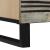 Bufetă Alb 80 x 33 x 75 cm Lemn masiv de mango GartenMobel Dekor