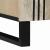 Bufet Alb 90 x 33 x 75 cm Lemn masiv de mango GartenMobel Dekor
