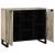 Bufet Alb 90 x 33 x 75 cm Lemn masiv de mango GartenMobel Dekor