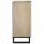 Bufet Alb 90 x 33 x 75 cm Lemn masiv de mango GartenMobel Dekor