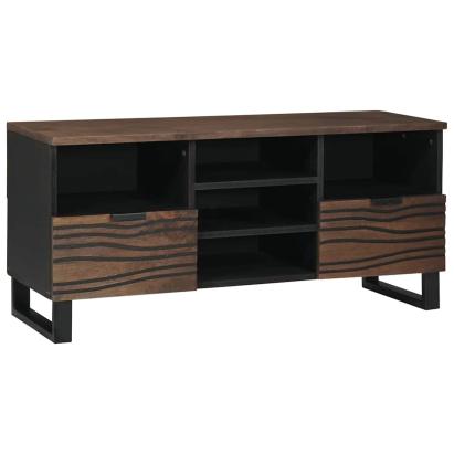 Unități TV cu sertar castan 100 x 33 x 46 cm Lemn compozit GartenMobel Dekor