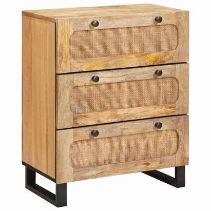 Bufet Maro 60 x 33 x 75 cm Lemn de mango solid GartenMobel Dekor