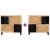 Bufet cu depozitare Maro 80 x 33 x 75 cm Lemn de mango solid GartenMobel Dekor