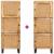 Bufet cu depozitare Maro 90 x 33 x 75 cm Lemn de mango solid GartenMobel Dekor
