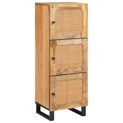 Bufet cu depozitare Maro 90 x 33 x 75 cm Lemn de mango solid GartenMobel Dekor