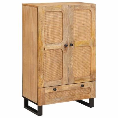 Bufet cu sertar Maro 40 x 33 x 110 cm Lemn de mango solid GartenMobel Dekor