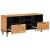 Unități TV cu raft Maro deschis 100 x 33 x 46 cm Lemn compozit GartenMobel Dekor