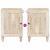 Dulap de Baie cu depozitare Alb 38 x 33 x 58 cm Lemn compozit GartenMobel Dekor