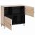 Bufet Alb 33.5 x 80 x 75 cm GartenMobel Dekor