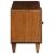 Cabinet TV cu ușă castan 105 x 33 x 46 cm Lemn de mango solid GartenMobel Dekor