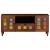 Cabinet TV cu ușă castan 105 x 33 x 46 cm Lemn de mango solid GartenMobel Dekor
