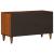 Cabinet TV cu ușă castan 80 x 33 x 46 cm Lemn de mango solid GartenMobel Dekor