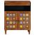 Bufet cu depozitare castan 60 x 33 x 75 cm Lemn de mango solid GartenMobel Dekor