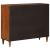 Bufet cu raft castan 90 x 33,5 x 75 cm Lemn de mango solid GartenMobel Dekor