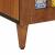 Bufet cu raft castan 90 x 33,5 x 75 cm Lemn de mango solid GartenMobel Dekor